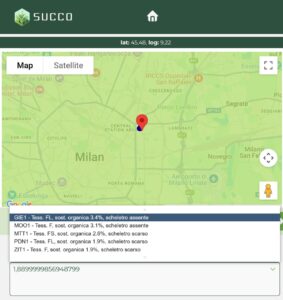 Field location and soil parameters