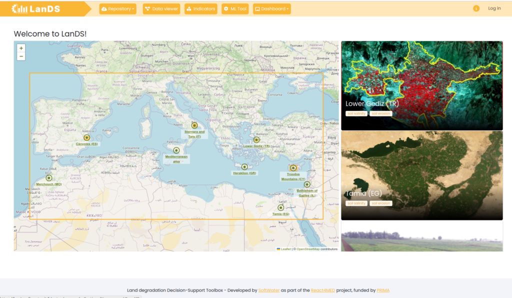 Landing page