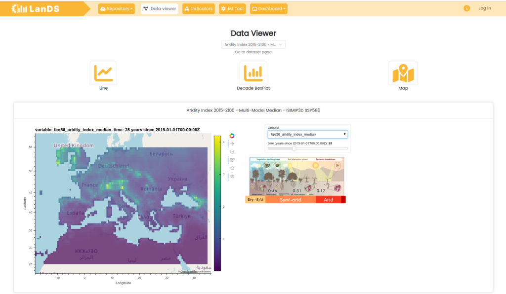Data viewer: Map